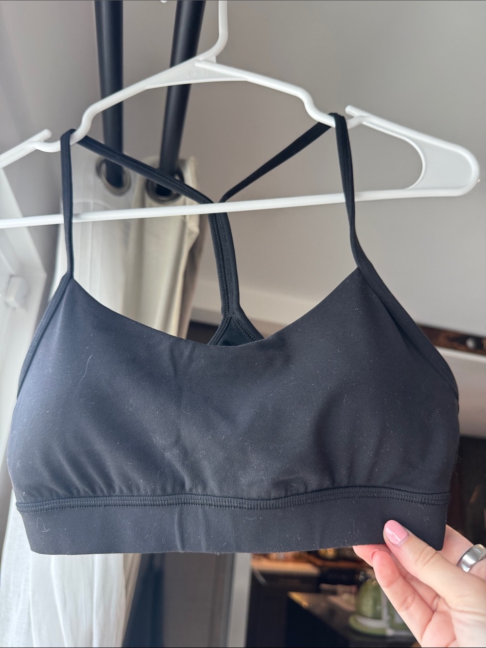 lululemon athletica Black Strappy Sports Bralette